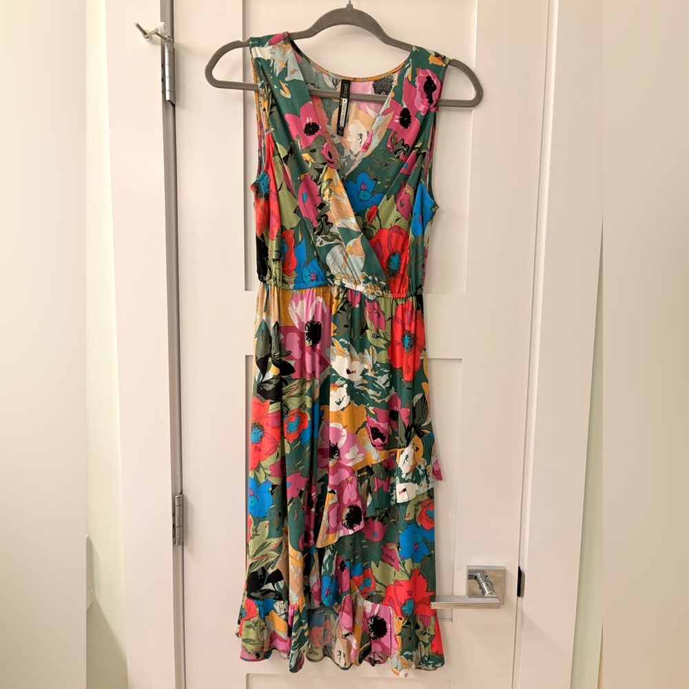Plenty by Tracy Reese Asymmetrical Floral Dress